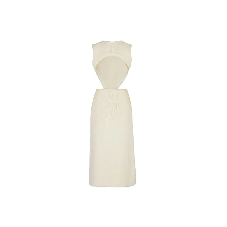 FENDI Sleeveless Dresses Women's White-1