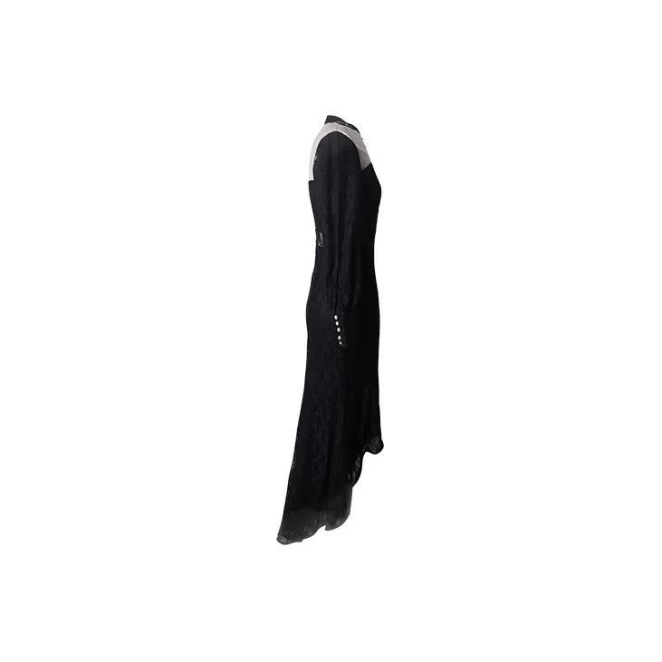 JINYE ORIENTAL Long Sleeved Dresses Women's Jet Black-1