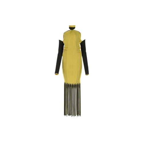 Bottega Veneta Long-Sleeved Dresses Women's Yellow