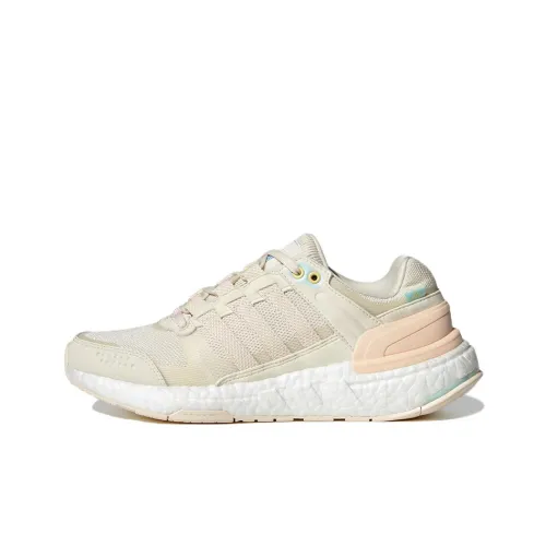 Adidas Equipment+ Running Shoes Women's Low-Top Beige/Pink