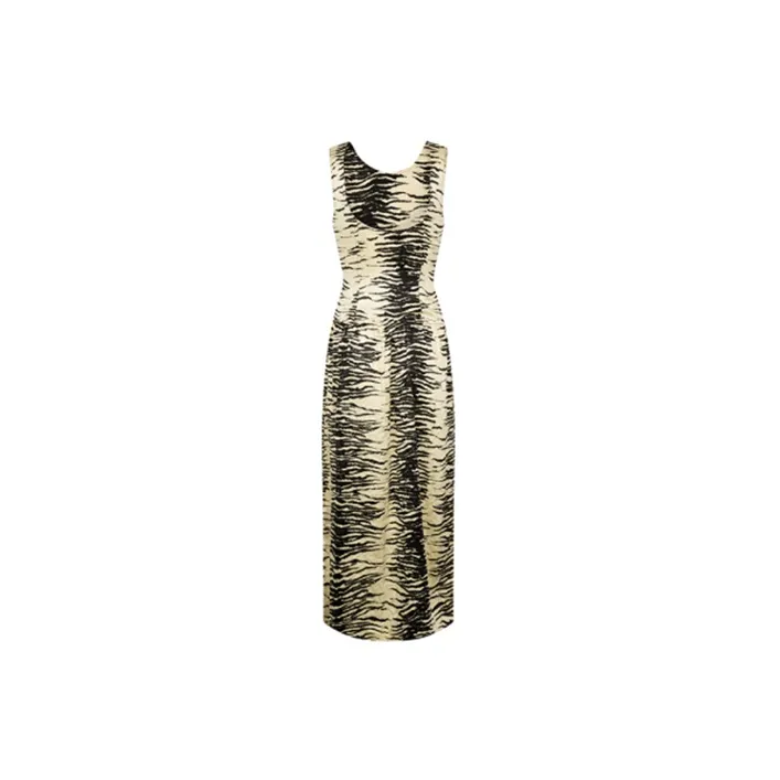 GANNI Sleeveless Dresses Women's Black-1