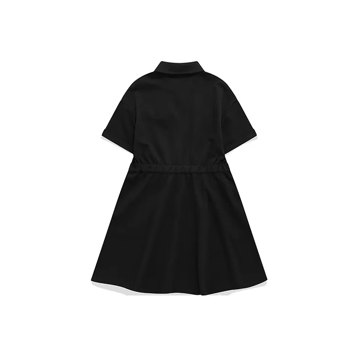 FILA FUSION Short Sleeved Dresses Women's Pitch Black-1