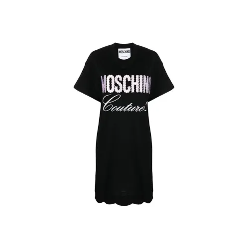 MOSCHINO Short-Sleeved Dresses Women's Black