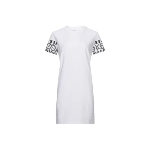 KENZO Short-Sleeved Dresses Women's White