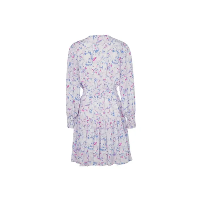 SUNCOO Long-Sleeved Dresses Women's Light Purple-1