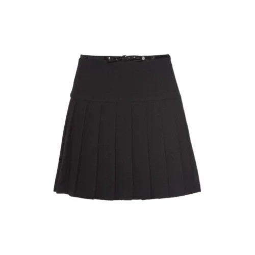 MIU MIU Casual Short Skirts Women's Black