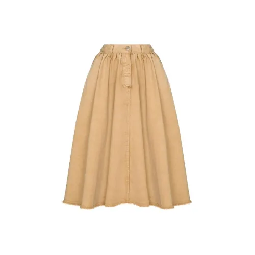 Golden Goose Denim Short Skirts Women's Light Brown