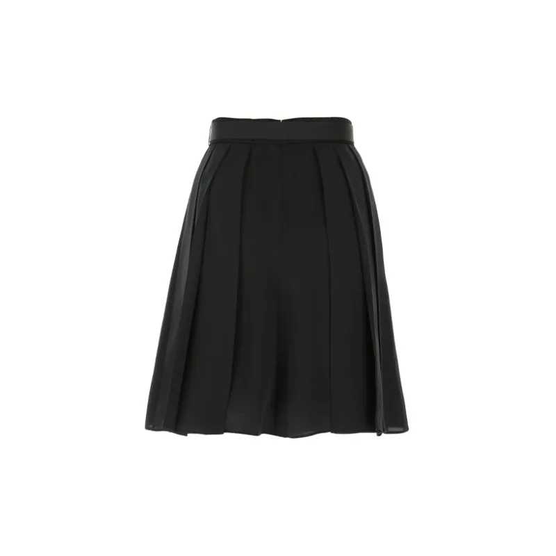PRADA Casual Short Skirts Women's Black-1