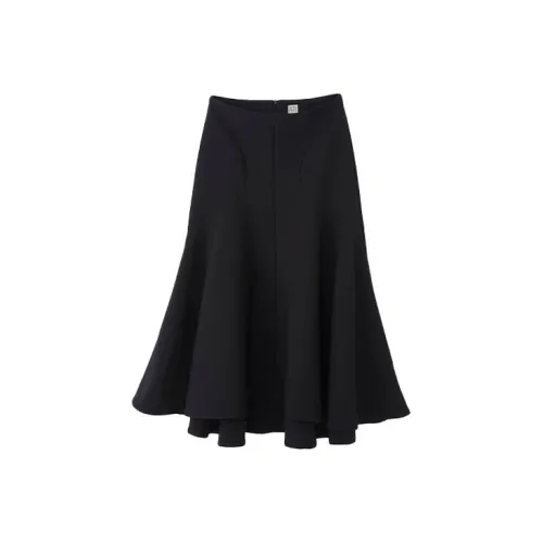 TOTEME Casual Long Skirts Women's Black