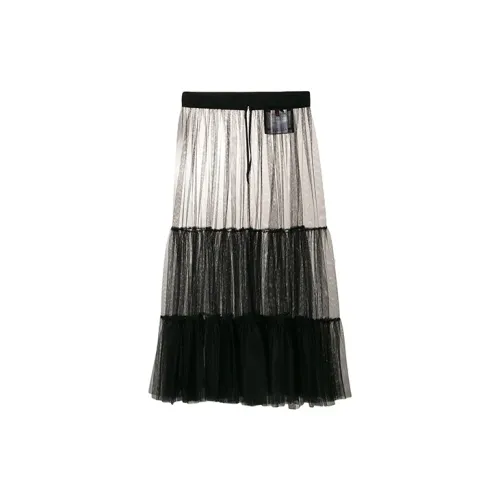 Moncler Casual Long Skirts Women's Black