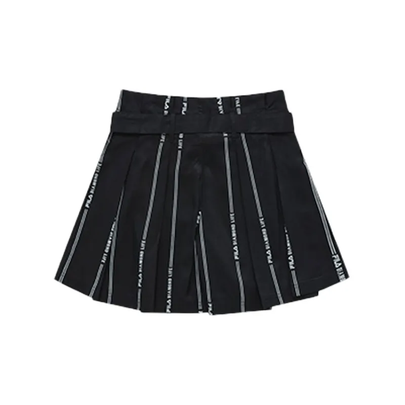 FILA FUSION Casual Short Skirts Women's Black-1