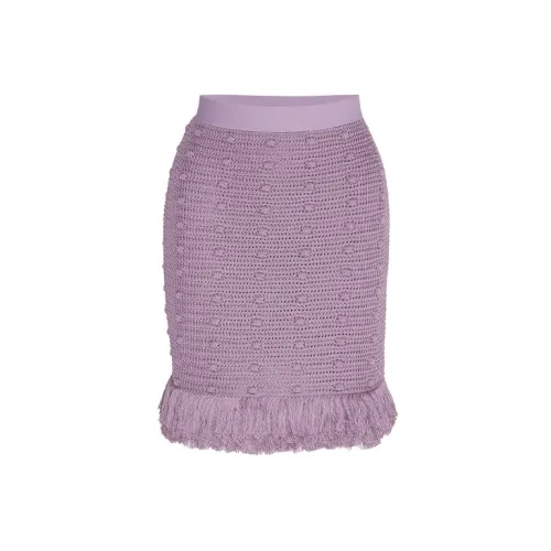 Bottega Veneta Casual Short Skirts Women's Lavender