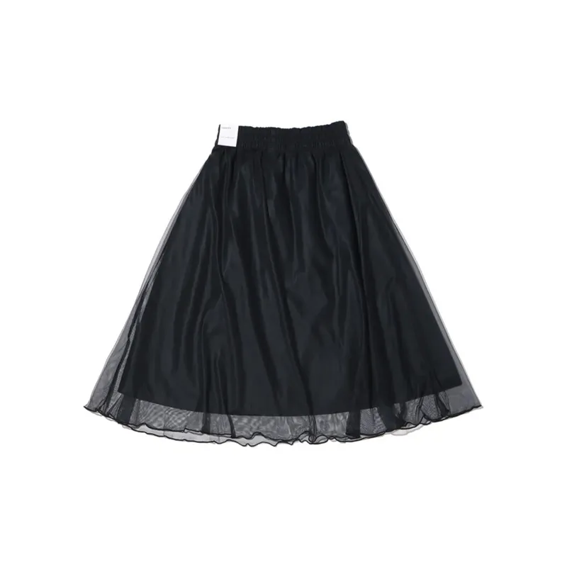 Nike Casual Long Skirts Women's Black-1