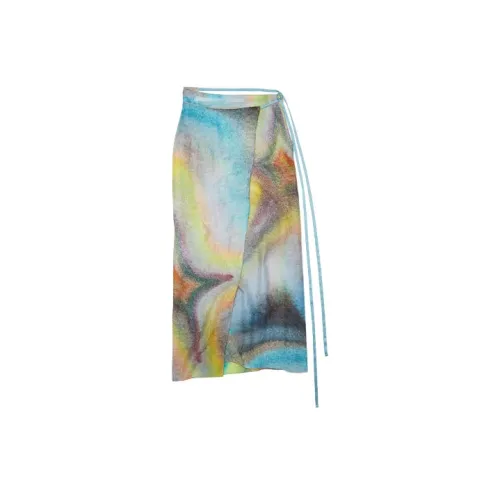 Acne Studios Casual Long Skirts Women's Multicolor