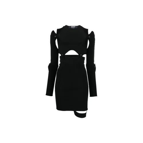 Jacquemus Long-Sleeved Dresses Women's Black