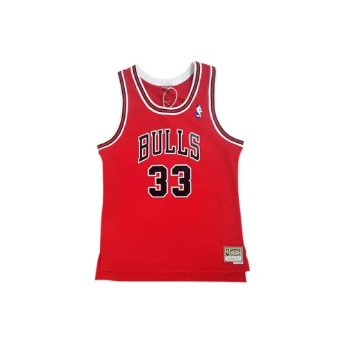 Mitchell Ness Basketball Jerseys Women's Red