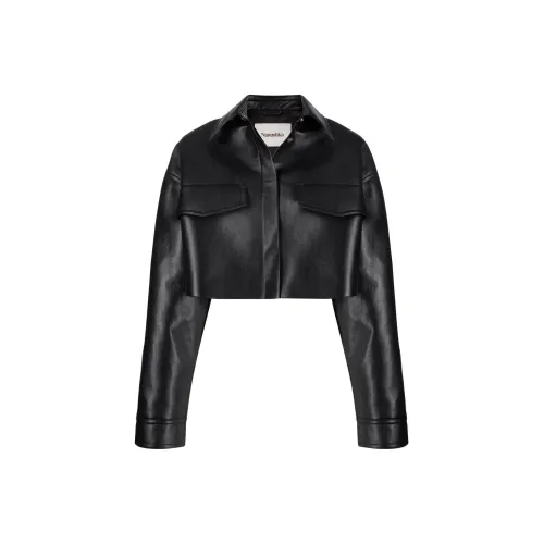 NANUSHKA Cropped Coats Women's Black