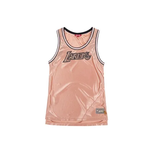 Mitchell Ness Basketball Jerseys Women's Rose Gold