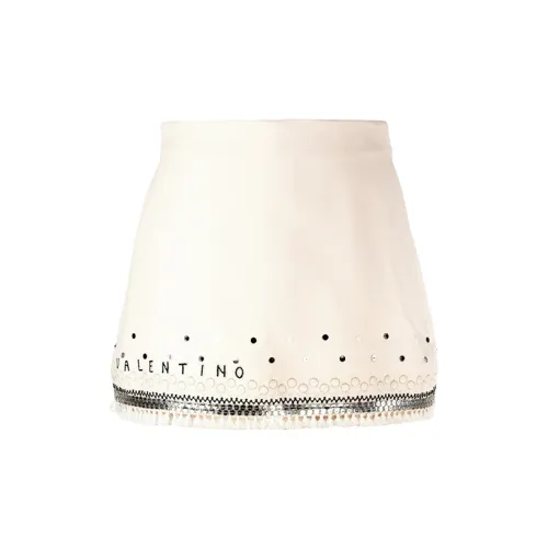 Valentino Casual Short Skirts Women's White