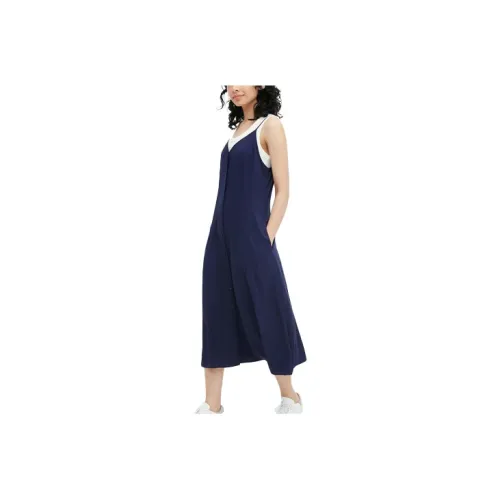 UNIQLO Slip Dresses Women's Navy Blue