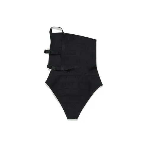 Aries X FILA FUSION ARIES Collaboration Collection One-Piece Swimsuits Women's Pitch Black