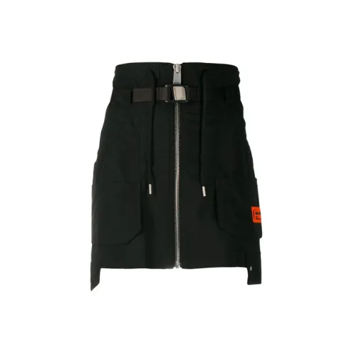 HERON PRESTON Cargo Short Skirts Women's Black