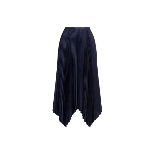 Polo Ralph Lauren Casual Long Skirts Women's Marine Blue