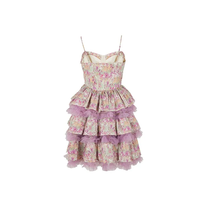 LIULANGGONGHE Camisole Dress Dress Hyacinth Purple-1