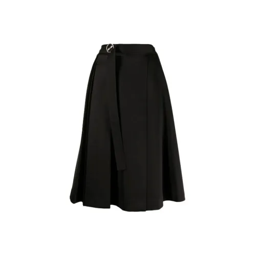 WE11DONE Casual Long Skirts Women's Black