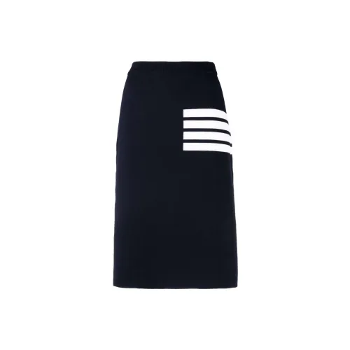 THOM BROWNE Casual Long Skirts Women's Marine Blue