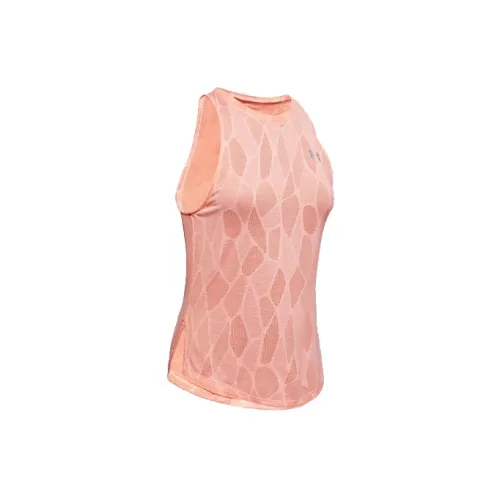 Under Armour Streaker Tank Tops Women's Peach Pink