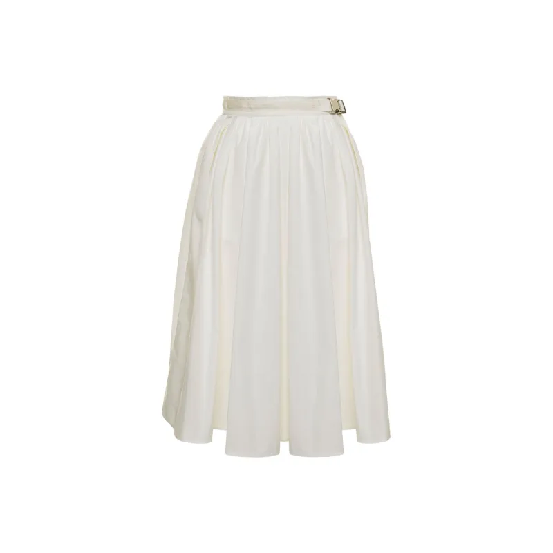 Moncler Casual Long Skirts Women's White-1