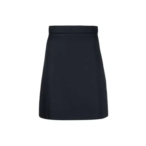 Alexander McQueen Casual Short Skirts Women's Dark Blue