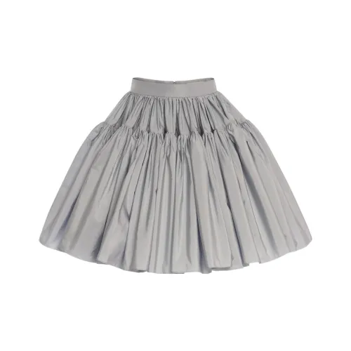 Alexander McQueen Casual Short Skirts Women's Gray