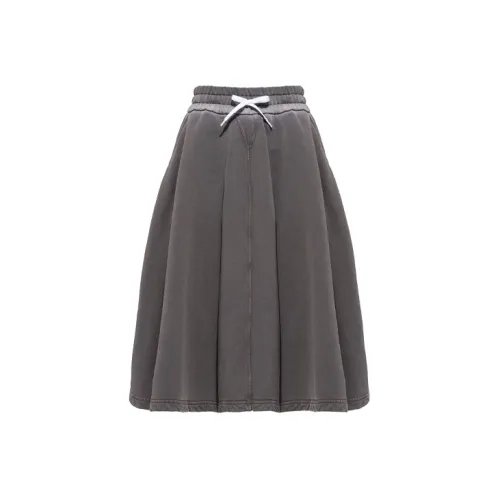 MIU MIU Casual Long Skirts Women's Gray