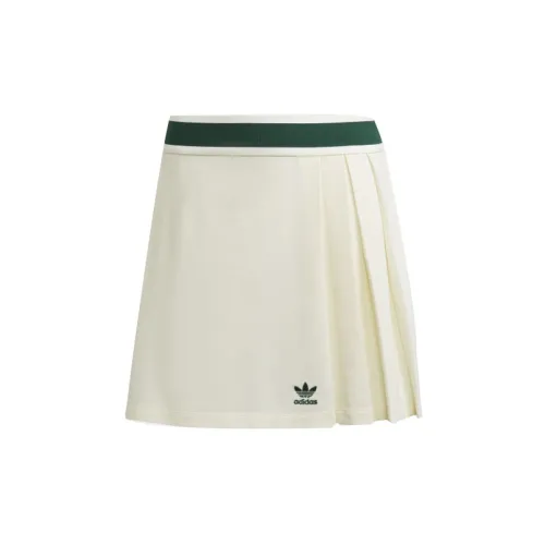 Adidas Originals TENNIS LUXE Casual Short Skirts Women's Jade White