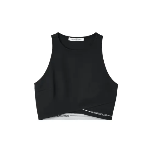 Calvin Klein Tank Tops Women's Black