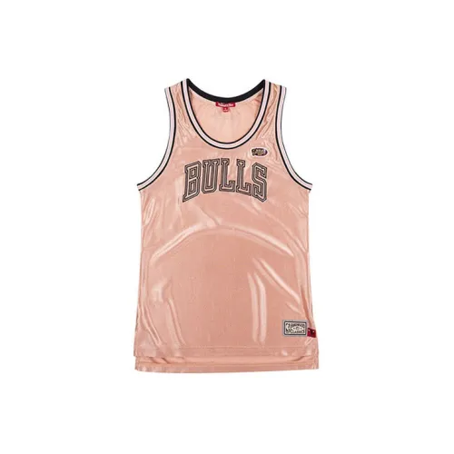 Mitchell Ness Basketball Jerseys Women's Rose Gold