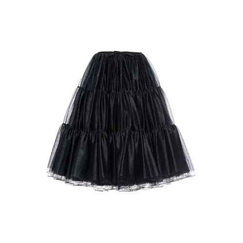 MIU MIU Casual Long Skirts Women's Black