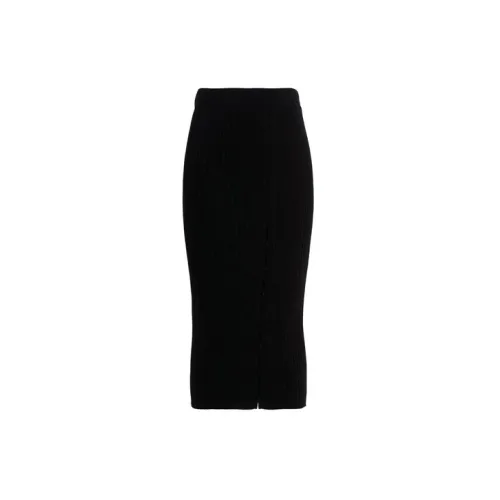 SportMax Casual Long Skirts Women's Black