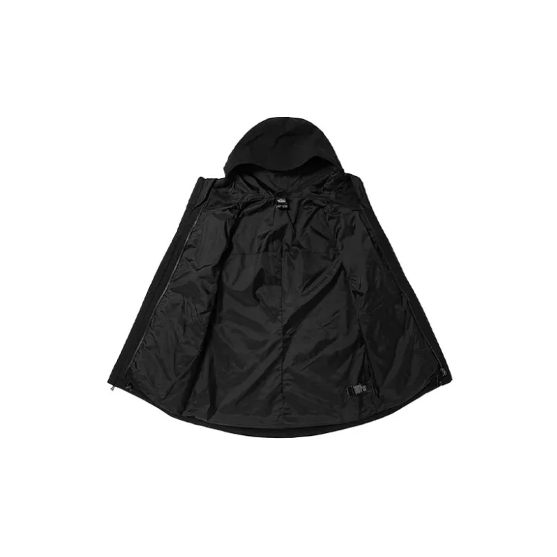 THE NORTH FACE City Outdoor Collection Outdoor Hiking Waterproof And Windproof Windbreaker Jacket Women's Black-3