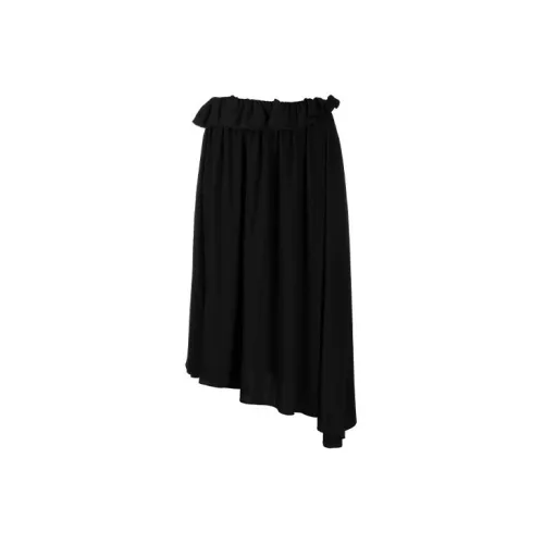 MM6 Maison Margiela Casual Long Skirts Women's Black