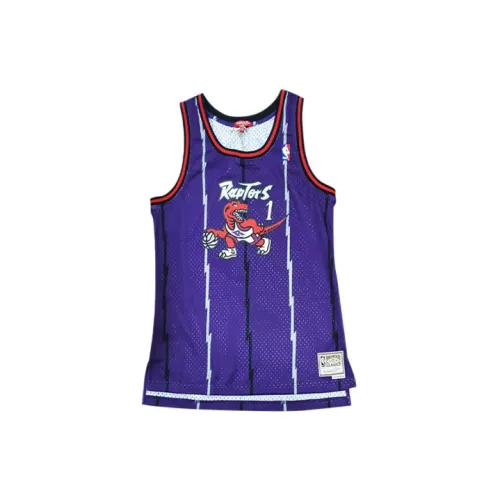 Mitchell Ness Basketball Jerseys Women's Purple