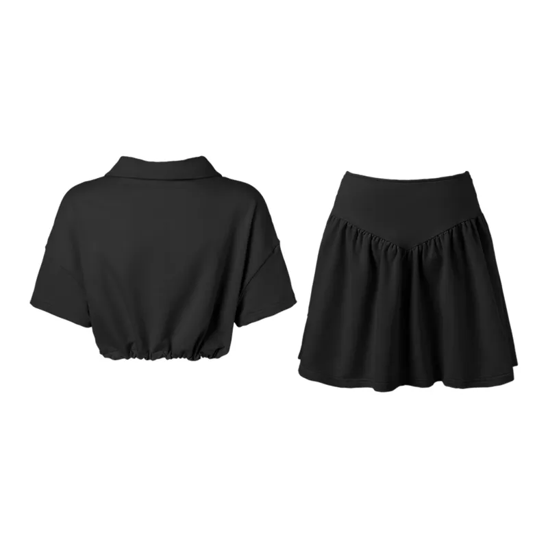 MEETLADY Two Piece Skirt Sets Women's-3