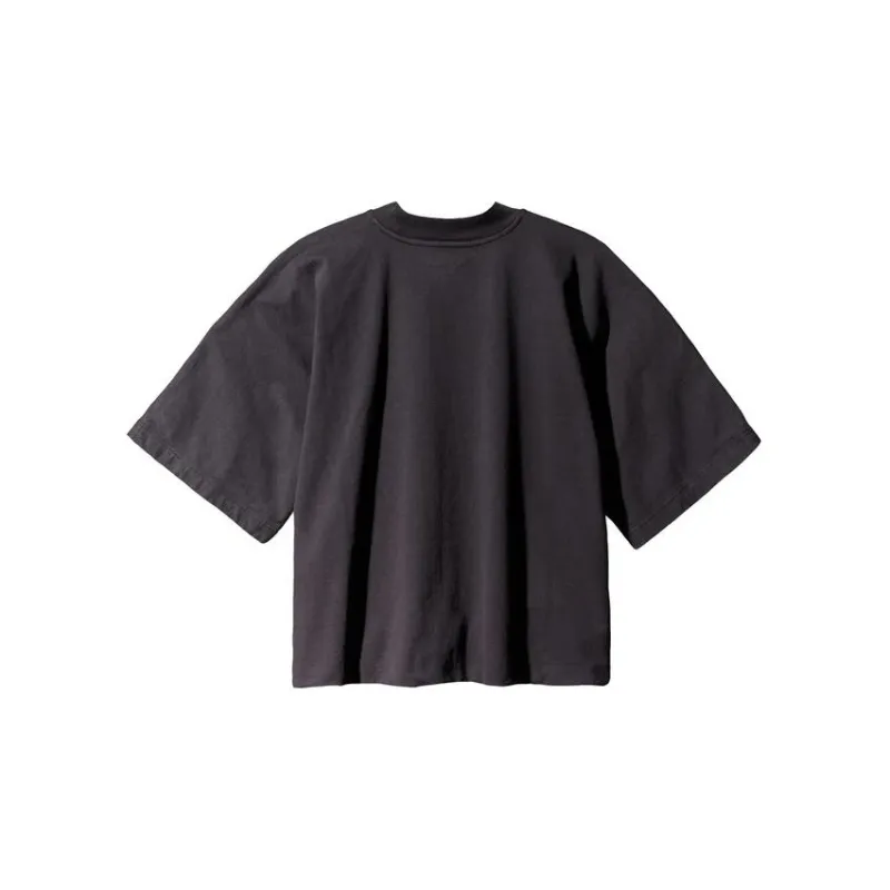 YEEZY Engineered By Balenciaga Cropped Logo No Seam Tee-1