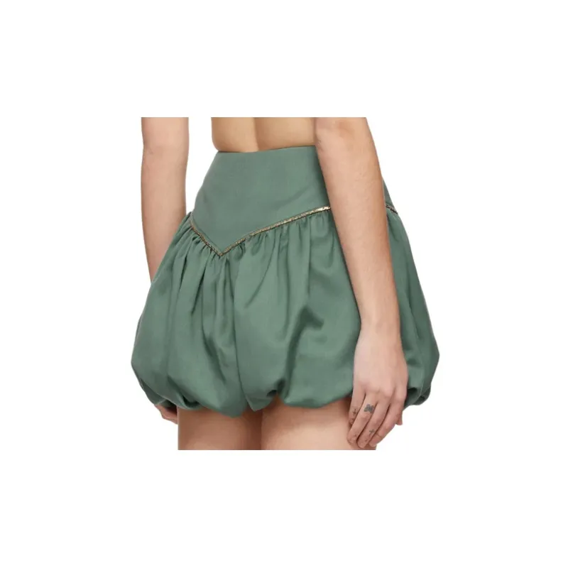 WE11DONE Casual Short Skirts Women's Green-1