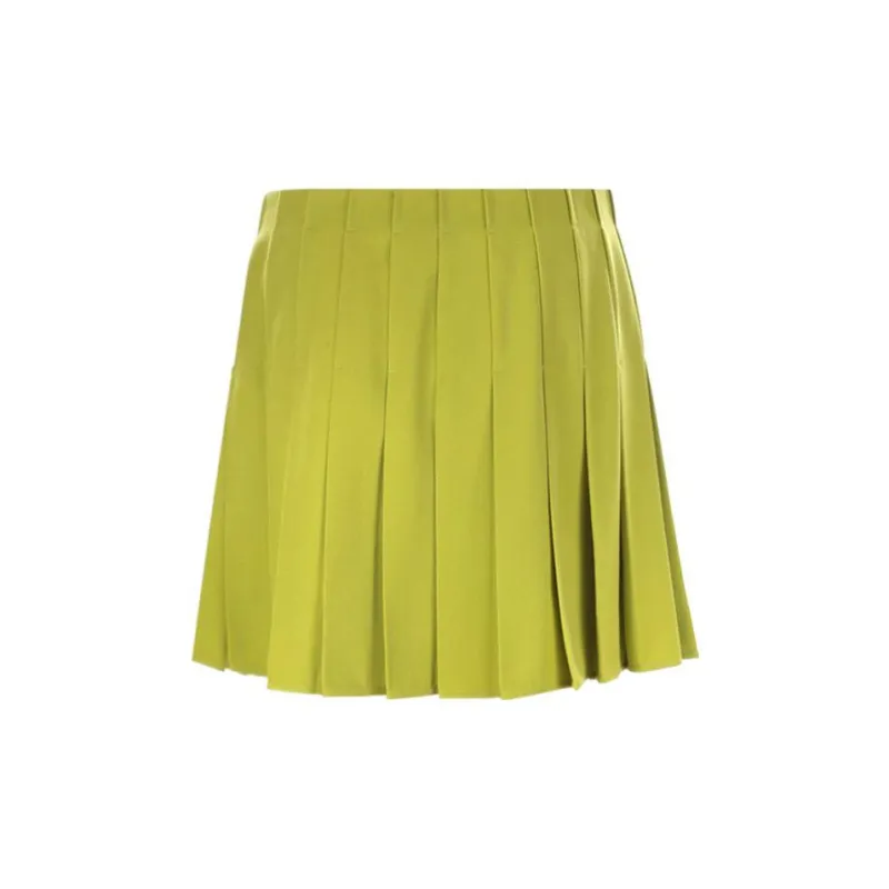Bottega Veneta High Waist Pleated Mini Skirt-1