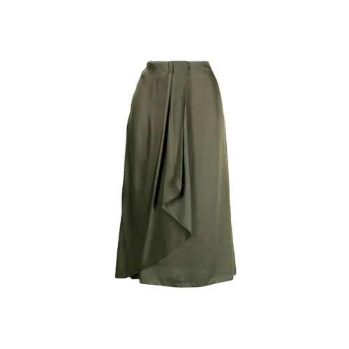 MM6 Maison Margiela Casual Long Skirts Women's Green