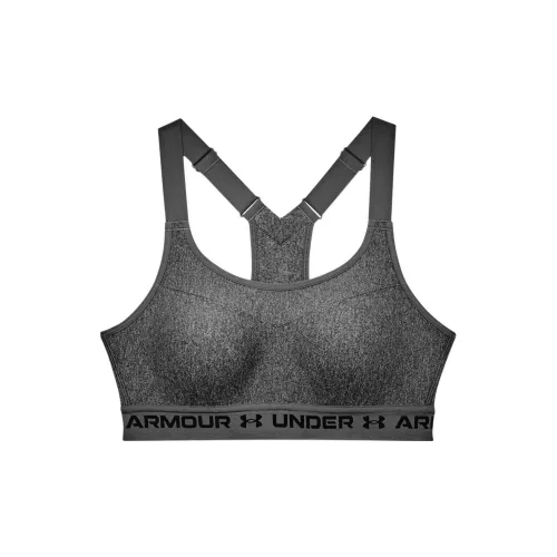 Under Armour Crossback Sports Underwear Women's Carbon Sandalwood Light Gray