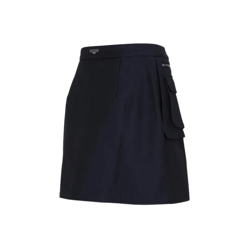 Marine Serre Casual Short Skirts Women's Navy-2